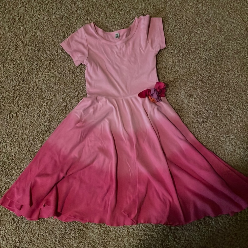 Ombré pink dress